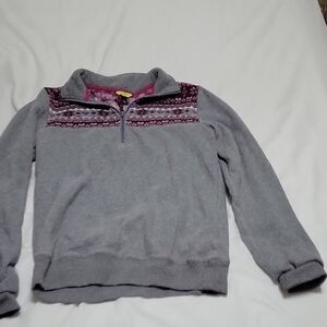 Qurter Zip Winter Sweater Soft Warm Cute